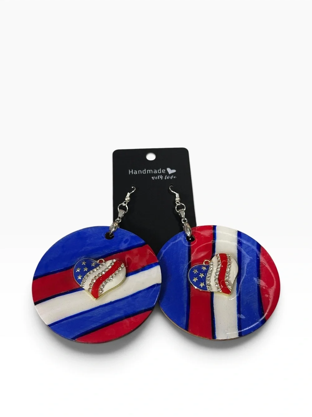 Freedom To Be You Hand-painted Hoop Earrings
